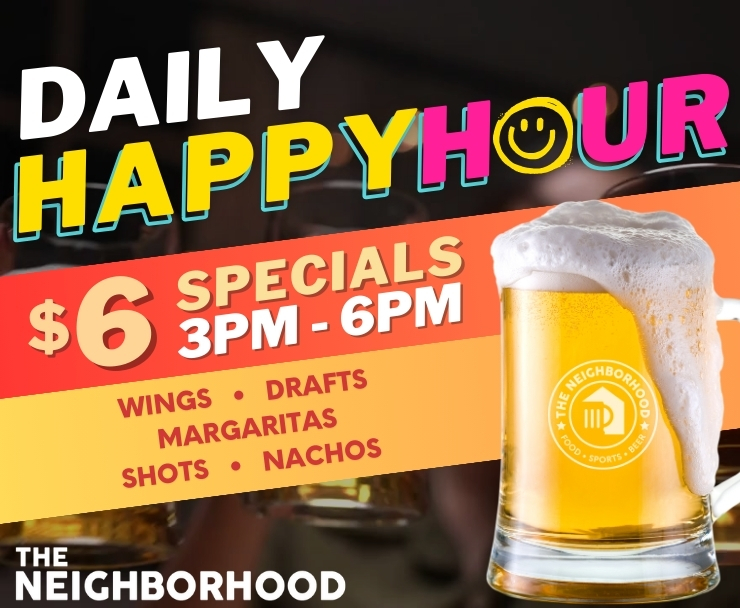 The Neighborhood Bar Happy Hour